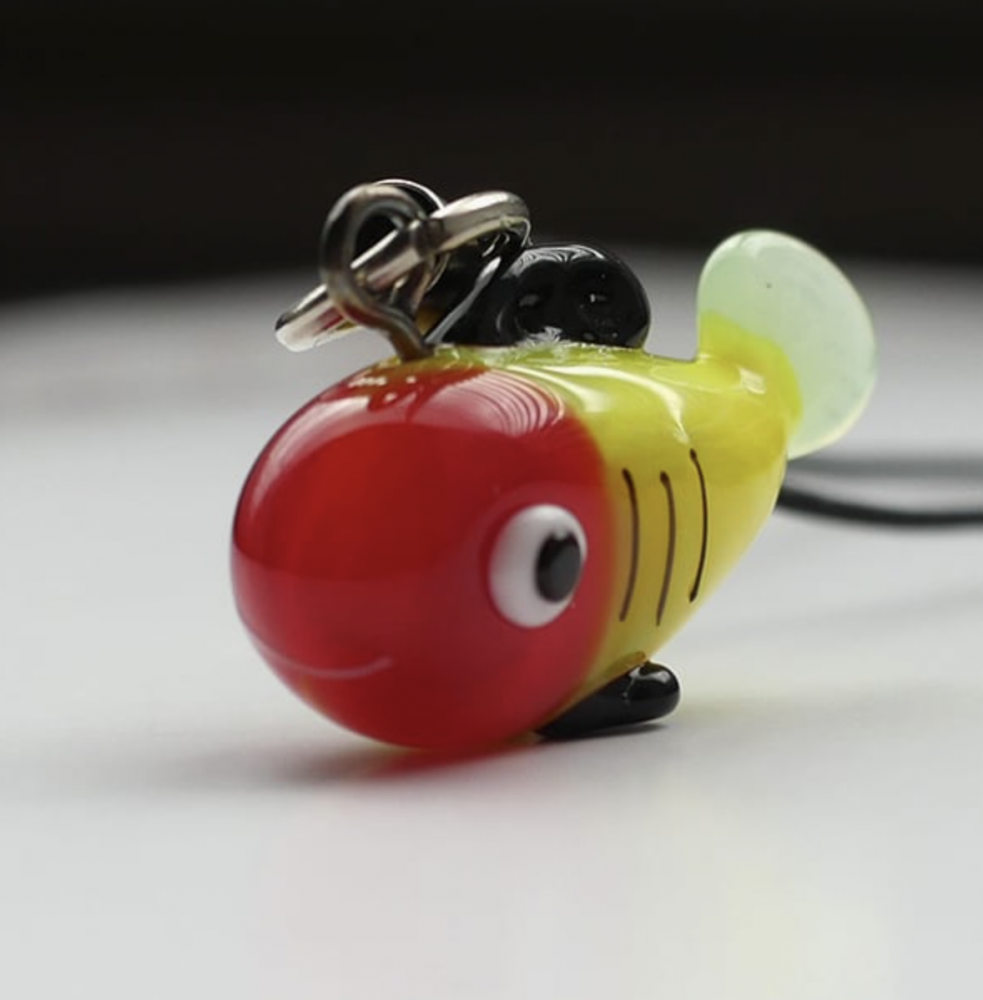 トチギマーケット第3期｜新入荷！ふくべ洞「黄ぶな ガラスストラップ」